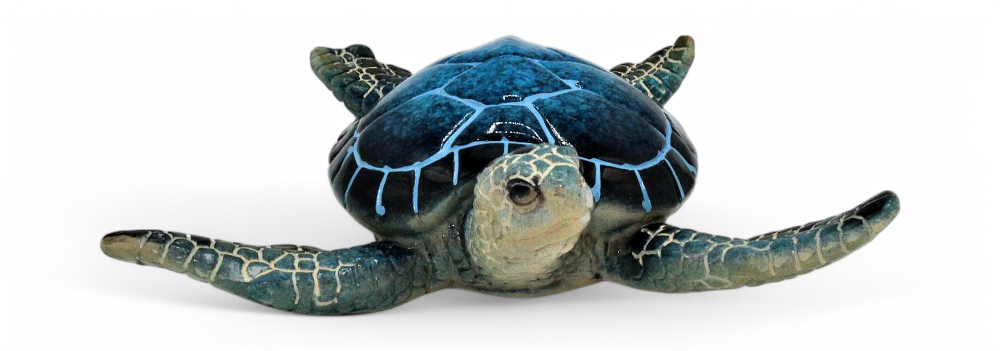 Figurine Tortue Bleue