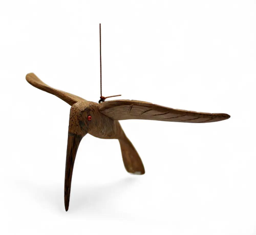 Colibri En Bois De Cocotier