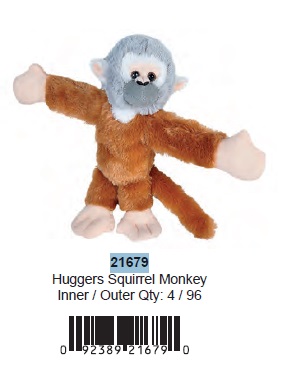 Huggers Squirrel Monkey