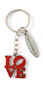 Porte-Clé Métal LOVE Breloque