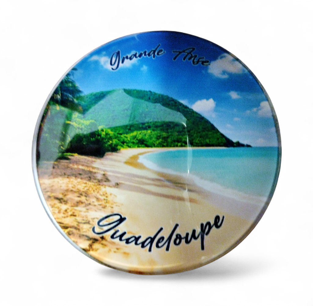 Magnet Verre - Plage de Grande Anse GP