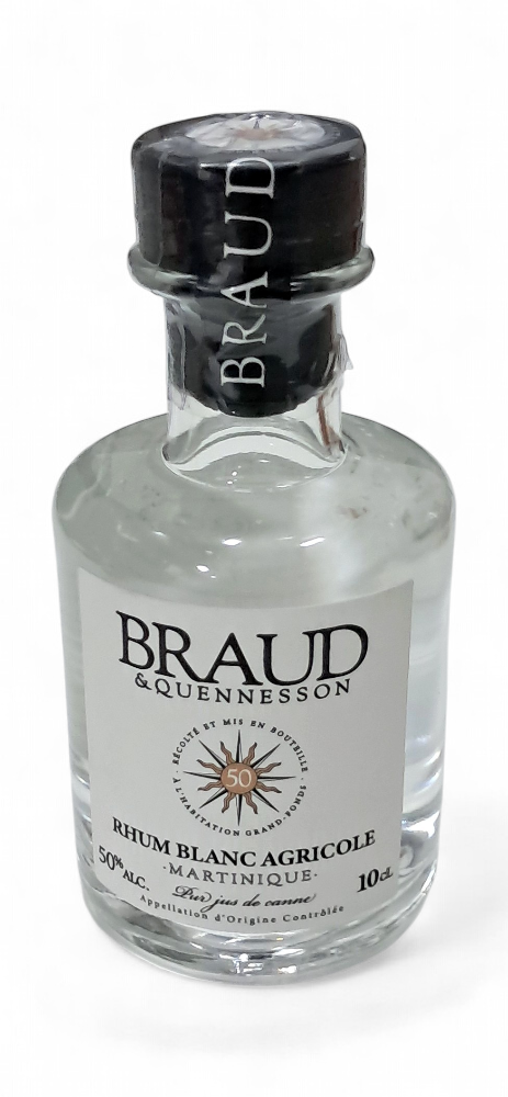 Mignonnette BRAUD&QUENESSON Rhum Blanc 10CL 50%