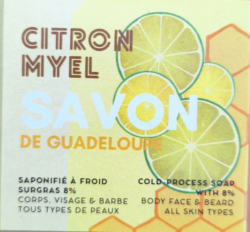 Savon Citron Miel édition Guadeloupe