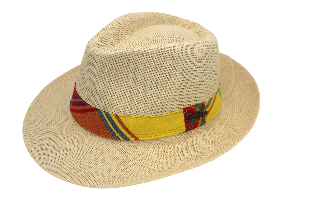 [11009] Chapeau Panama Bande Madras