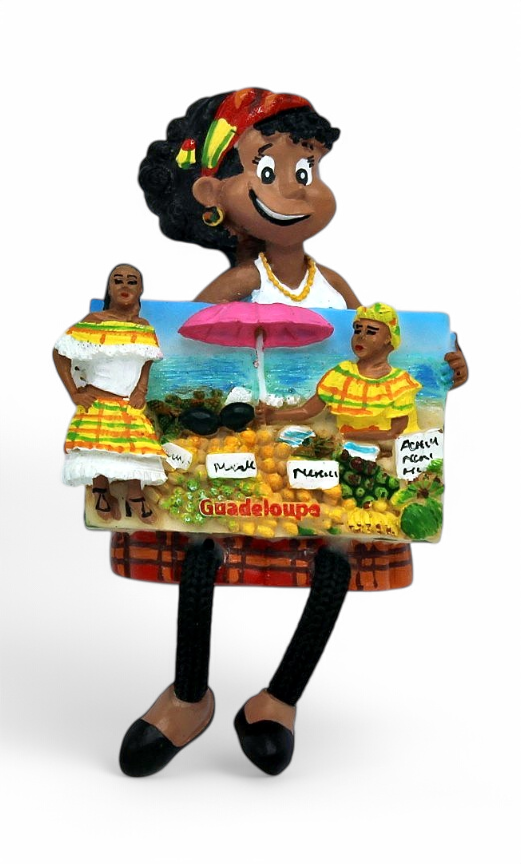 [15051] Magnet Resine Figurine Marchande