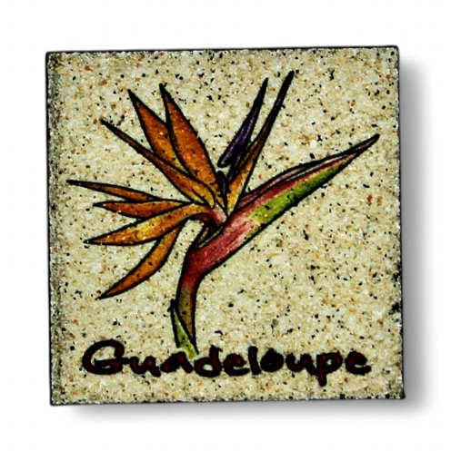 Magnet Sable Fleur Bec De Perroquet