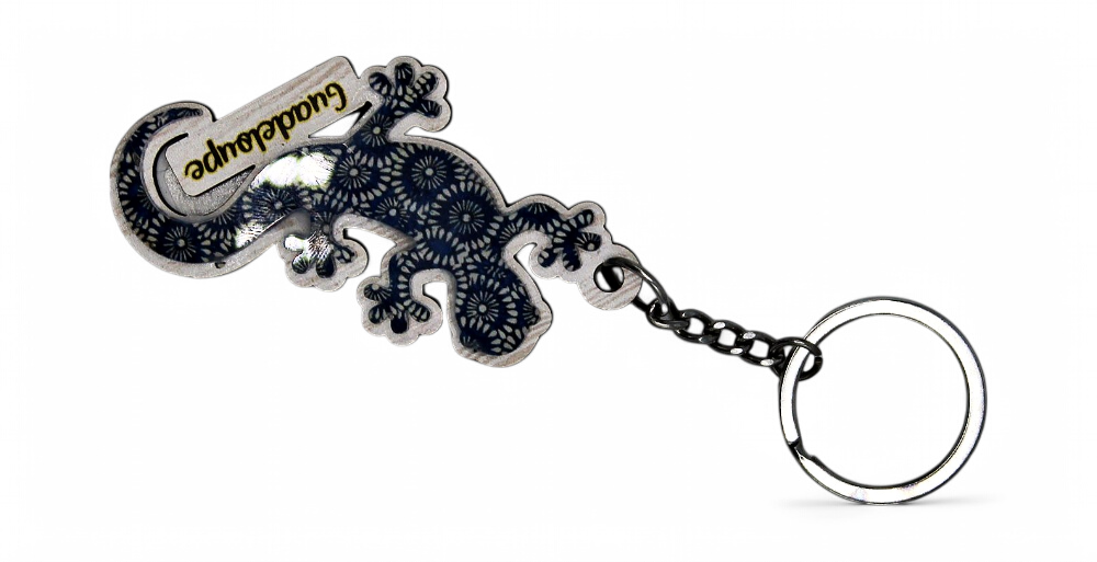 Porte-Clé Gecko Bois