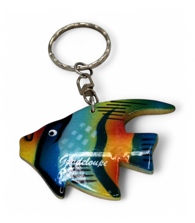 Porte-Clé Poissons Peint