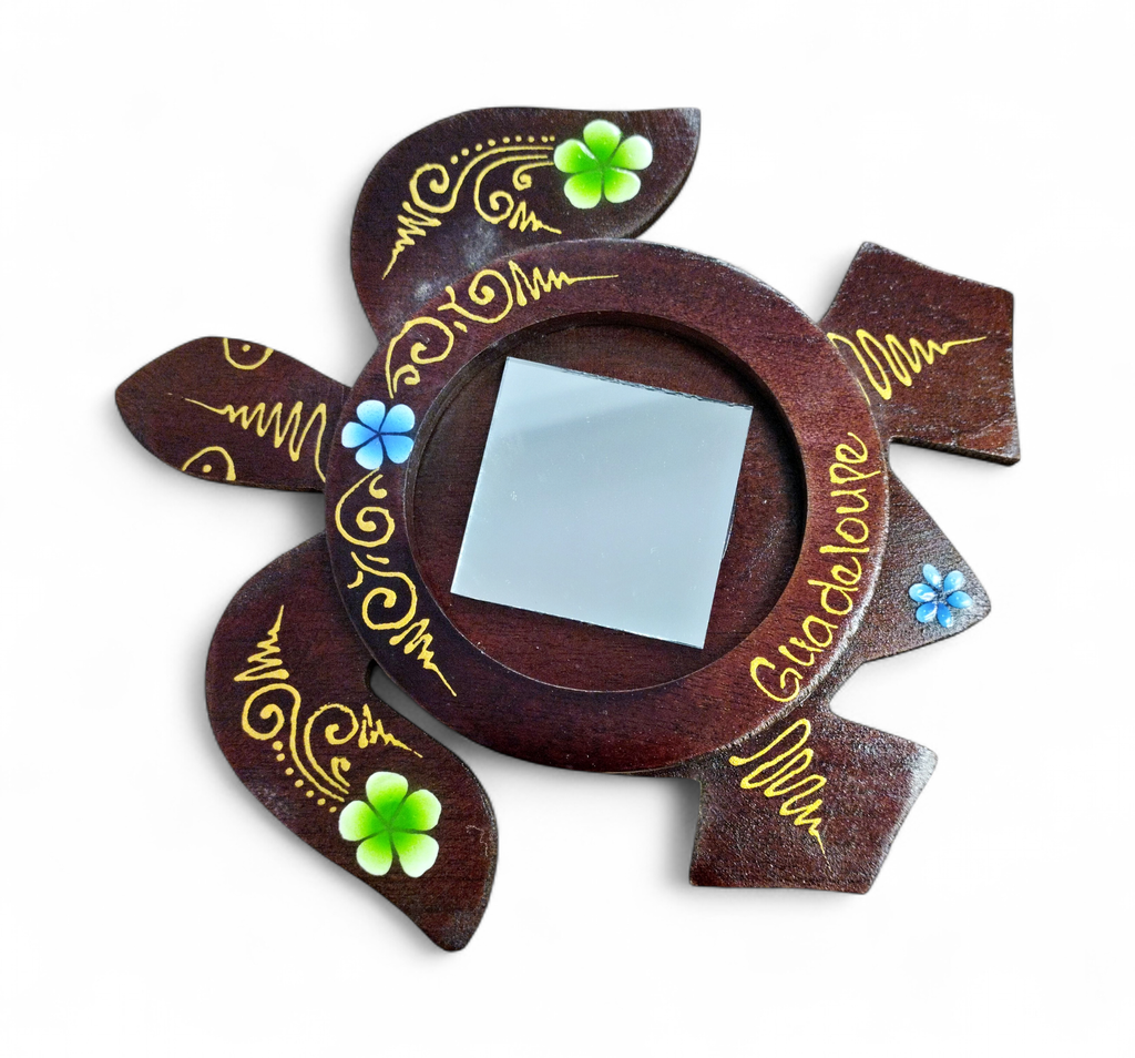 Miroir Bois Tortue
