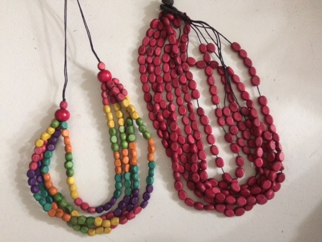 Collier Pastille Couleurs Divers