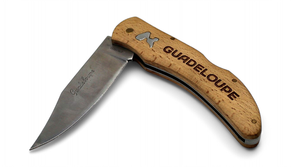 [31015] Couteau Inox Manche En Bois