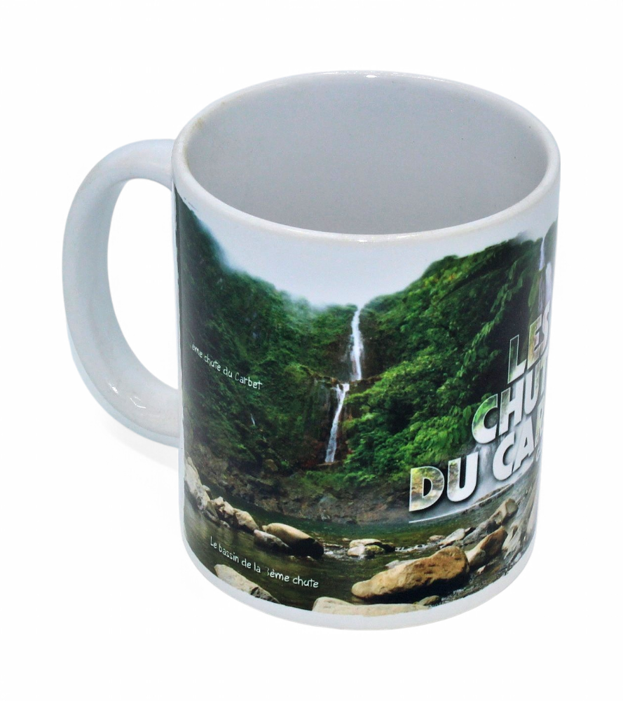 [34034] Mug Imprimé Chute Du Carbet GP