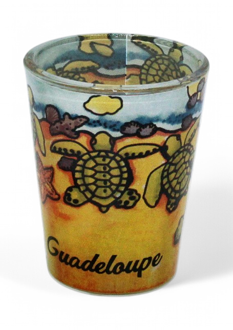 [37003] Verre Shot Transparent Bébé Tortue