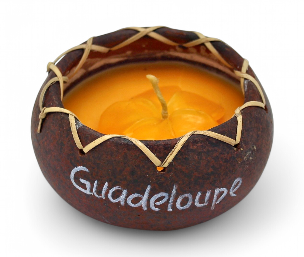 [41008] Bougie Céramique Tressé Fleur