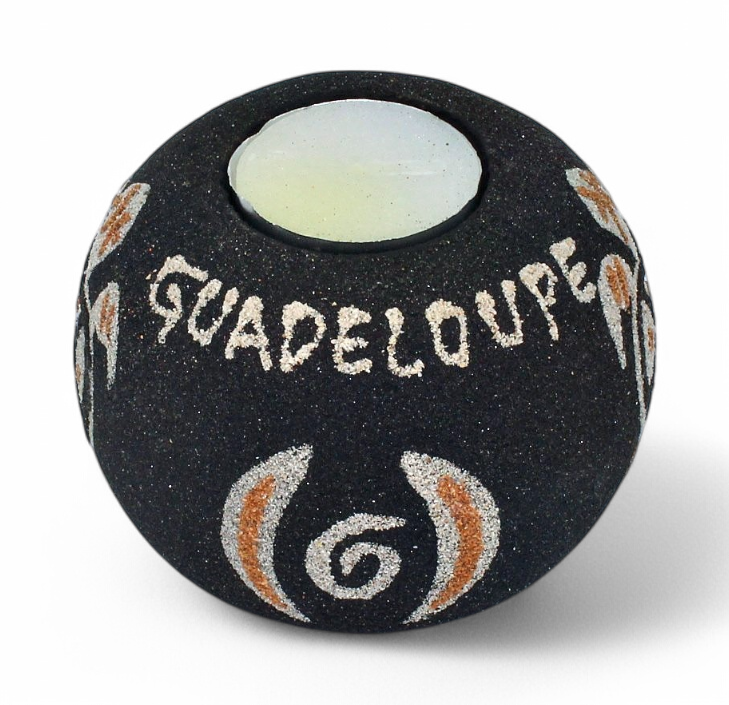 Bougie Ronde Sable Noir