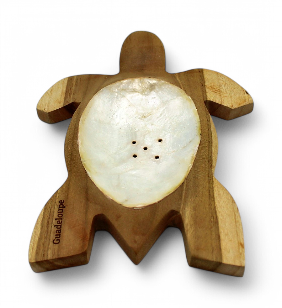 Porte Savon Tortue Blanc L