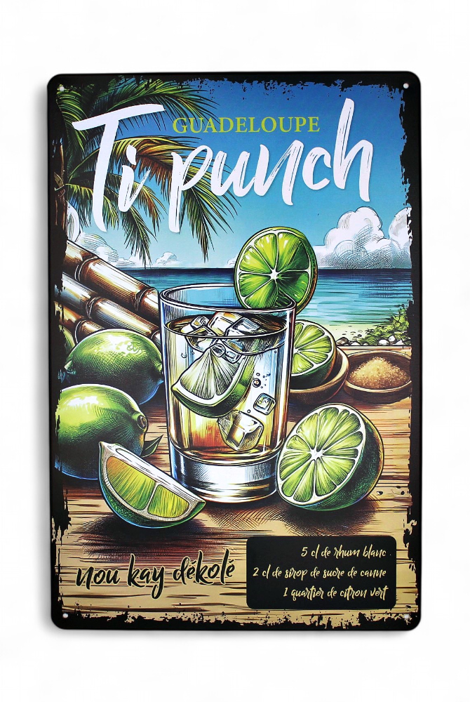 Affiche Métal 20X30 - Ti Punch