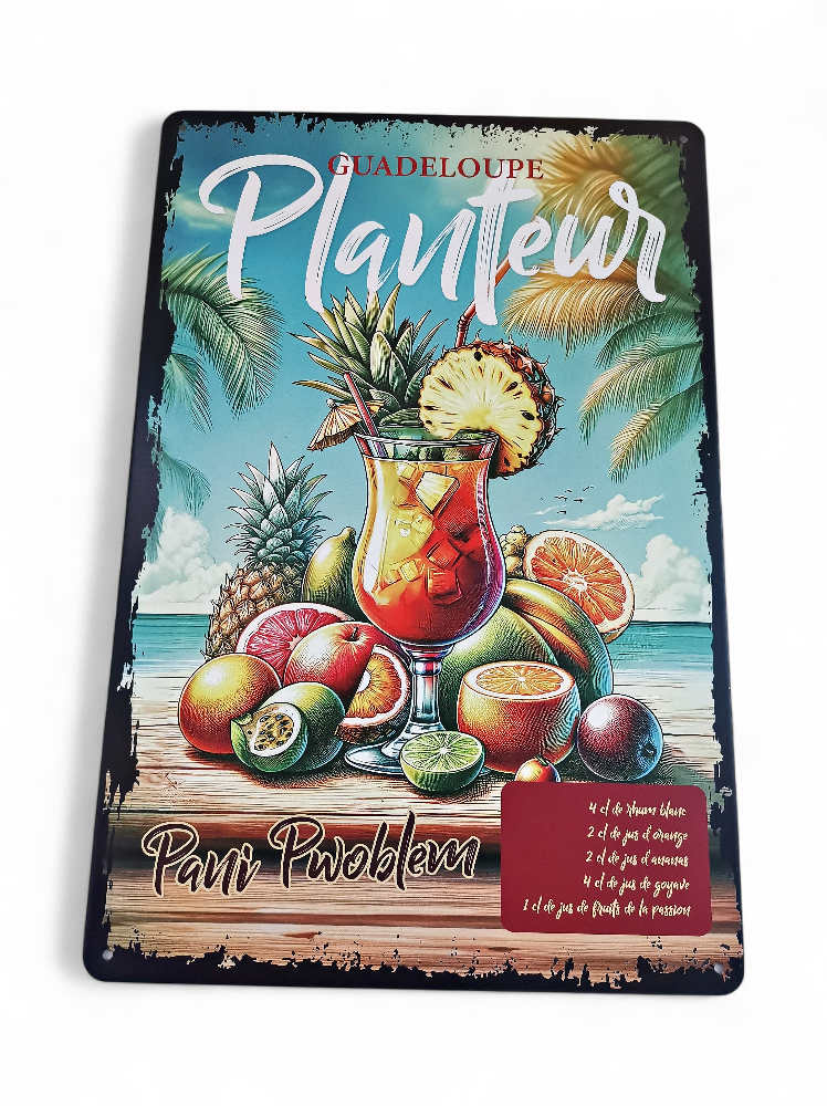 [45016] Affiche Métal 20X30 - Planteur