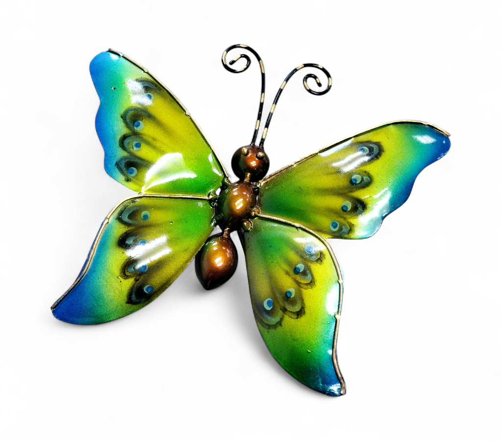 [45051] Applique Papillon Metal 15Cm