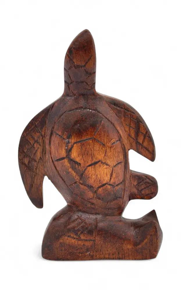 Sculpture Tortue Sur Socle 12 X 8 Cm
