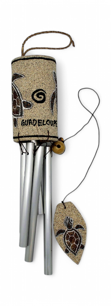 Carillon Métal Sable Dessin Grosse Tortue ou Gecko