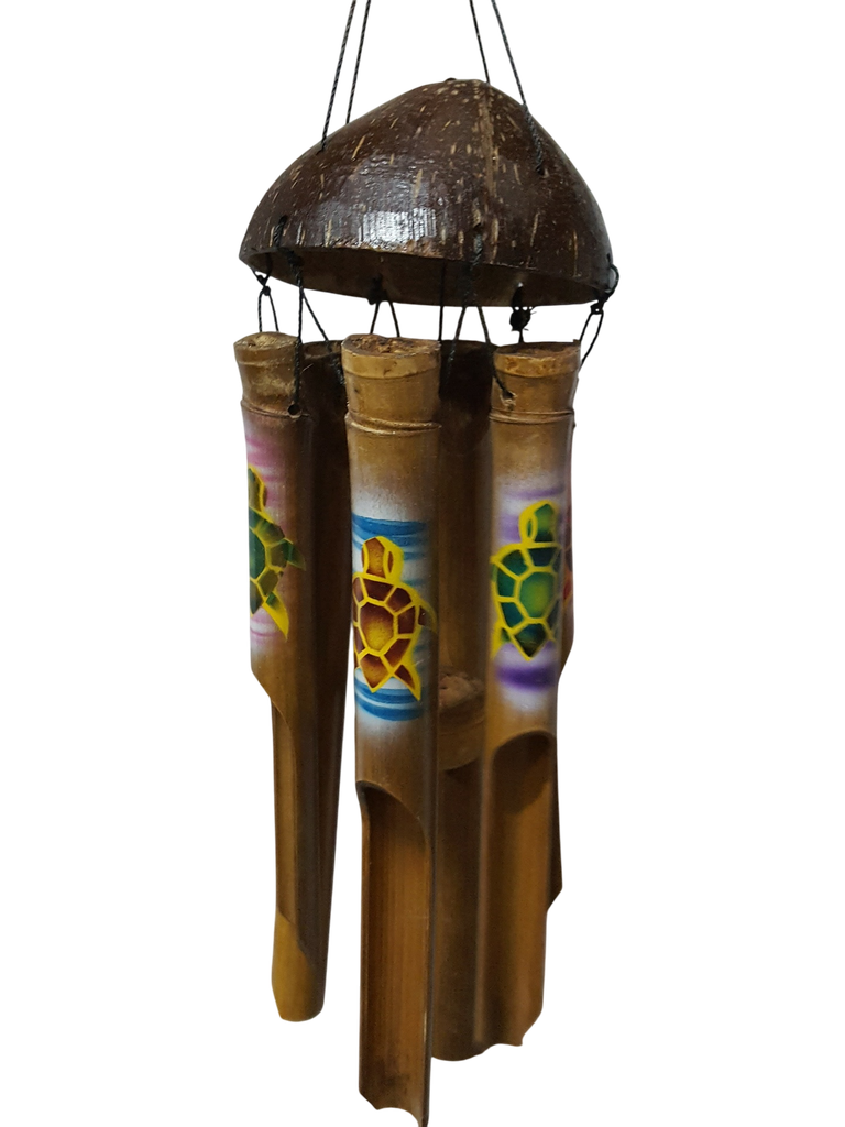 Carillon Demi Coco Airbrush Tortue 50 Cm