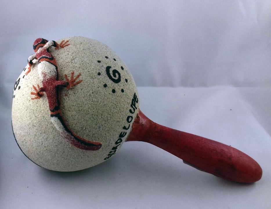 Maracas Coco Decor Sable Gecko 3D