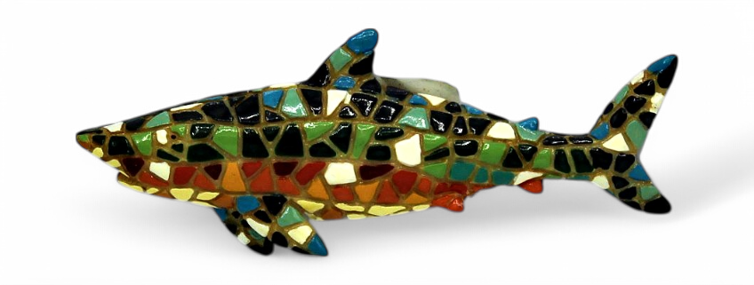 Aimant Requin Mozaique