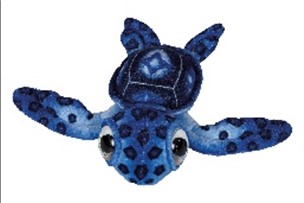 Peluche TMC Tortue Gros Yeux 60 Cm