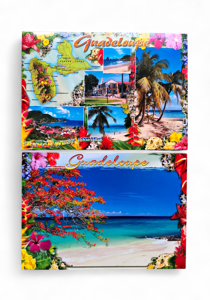 [68005] Set de Table GP Plage Flamboyant / Cartes + 5 Photos STG31
