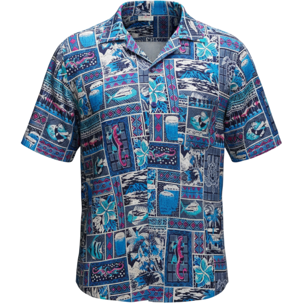 [72003] Chemise Hawaï Ado Rima