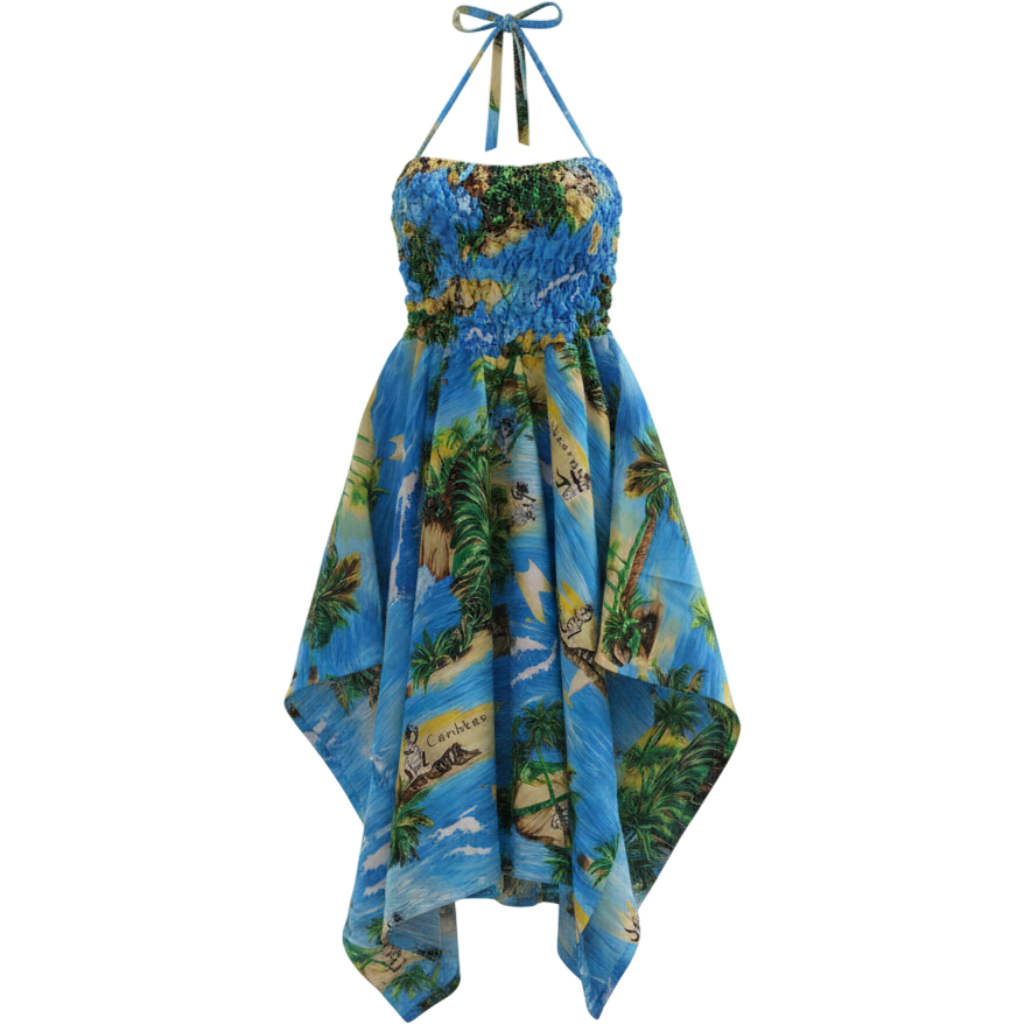 [72013] Robe enfant Pop Corn - Hawaï 6-10 ans Rima