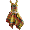 Robe enfant HK - Madras 6-10 ans Rima