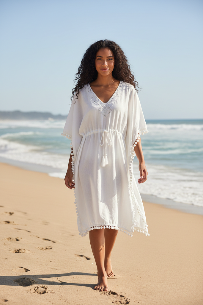 [73019] Kaftan Short Coton Voile