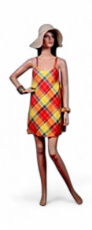 Robe de Plage Madras Adulte