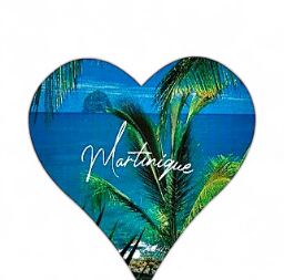 Magnet Bois Cœur Diamant MQ