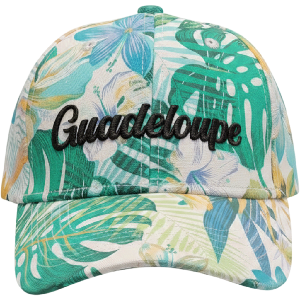 [11019] Casquette Fleur (Fleur bleue)