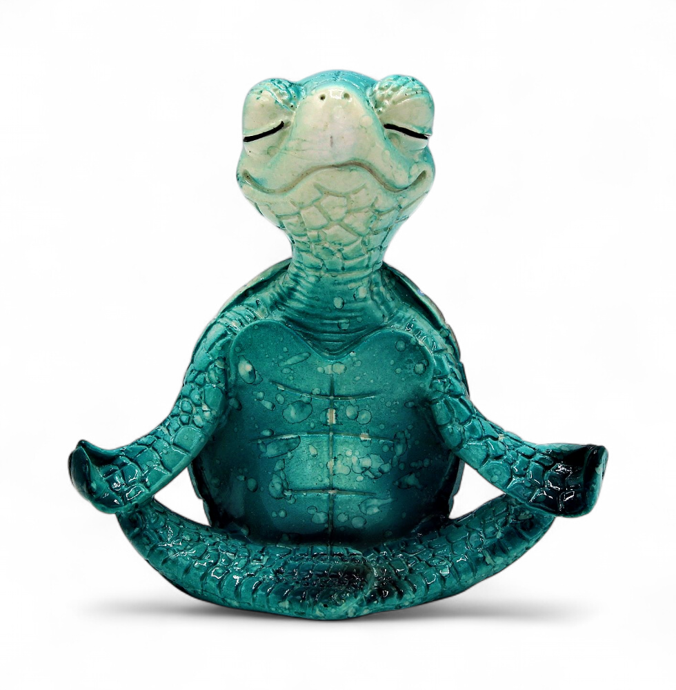 [46033] Figurine Tortue Méditation