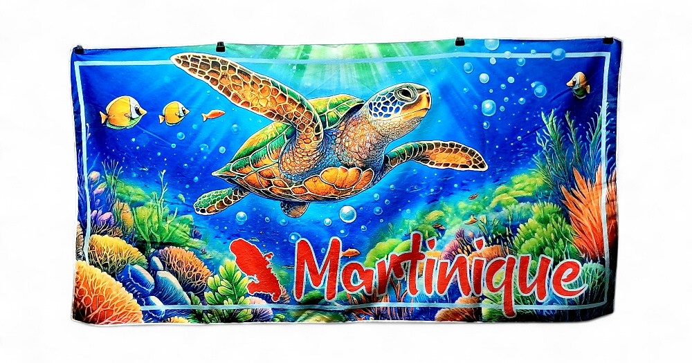 Serviette micro Fibre 250g Tortue 140x70cm