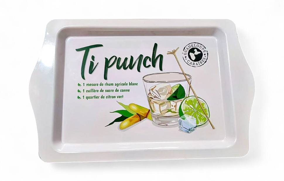 Plateau métal - Recette Ti Punch