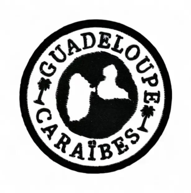 Patch écusson Rond Carte Caraïbes