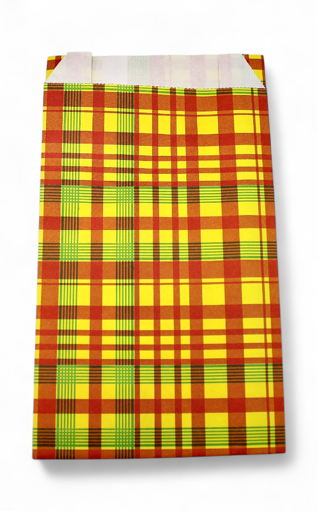 [92011] Sac Papier Madras taille 12*21 cm