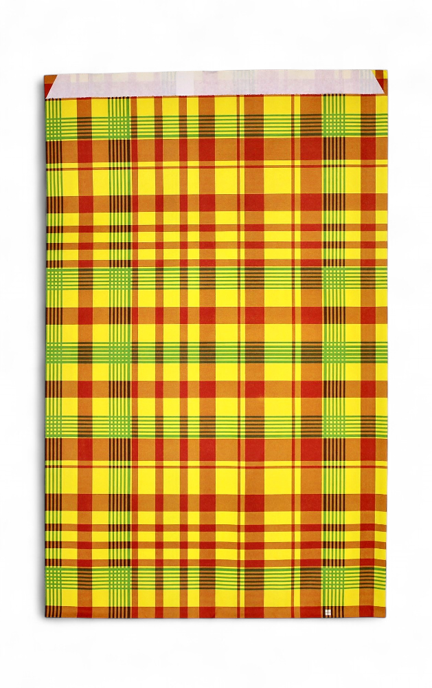 [92015] Sac Papier Madras taille 31*49 cm