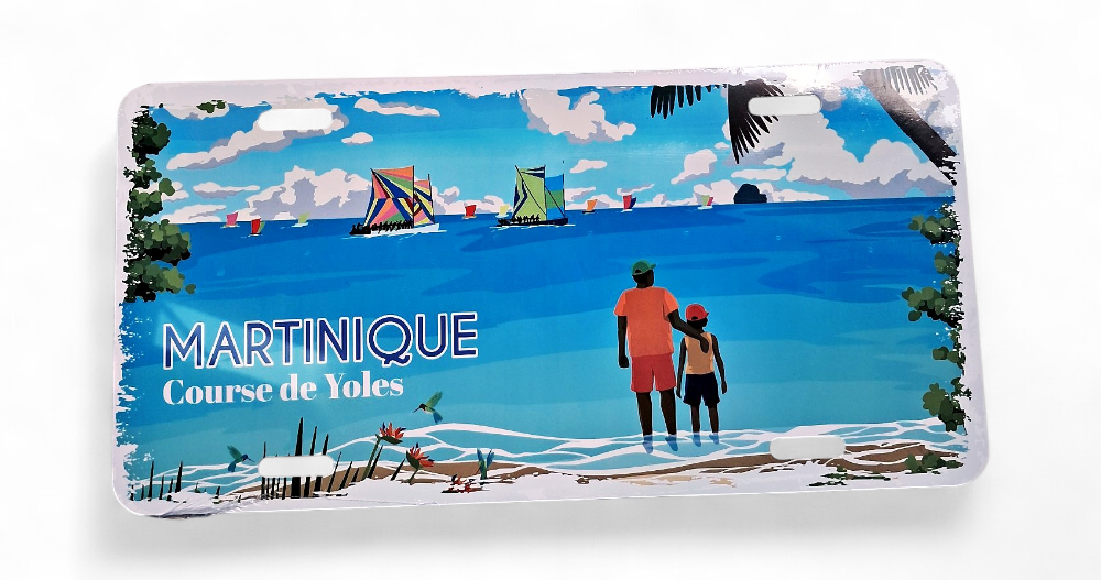 Plaque 15X30 Courses de Yoles MQ 