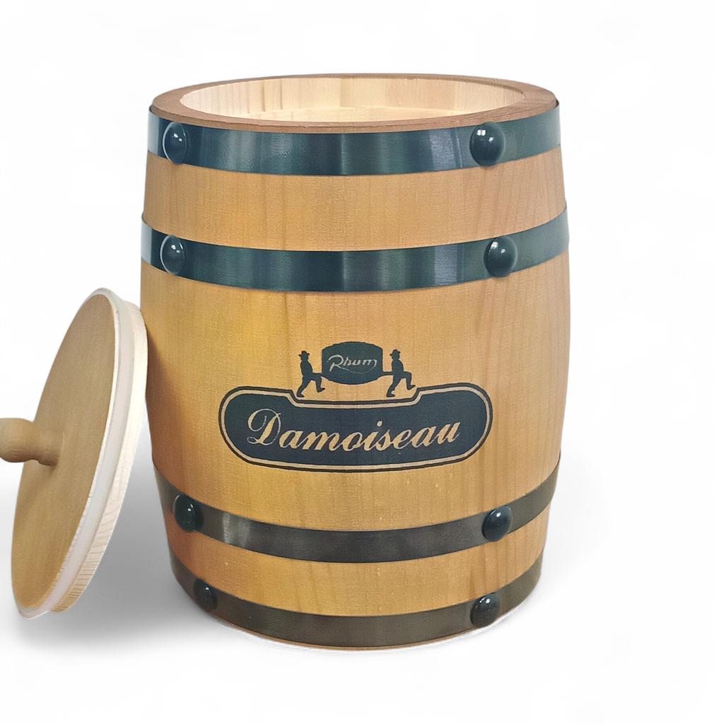 [97045] Pot à sucre forme tonneau personnalisé DAMOISEAU