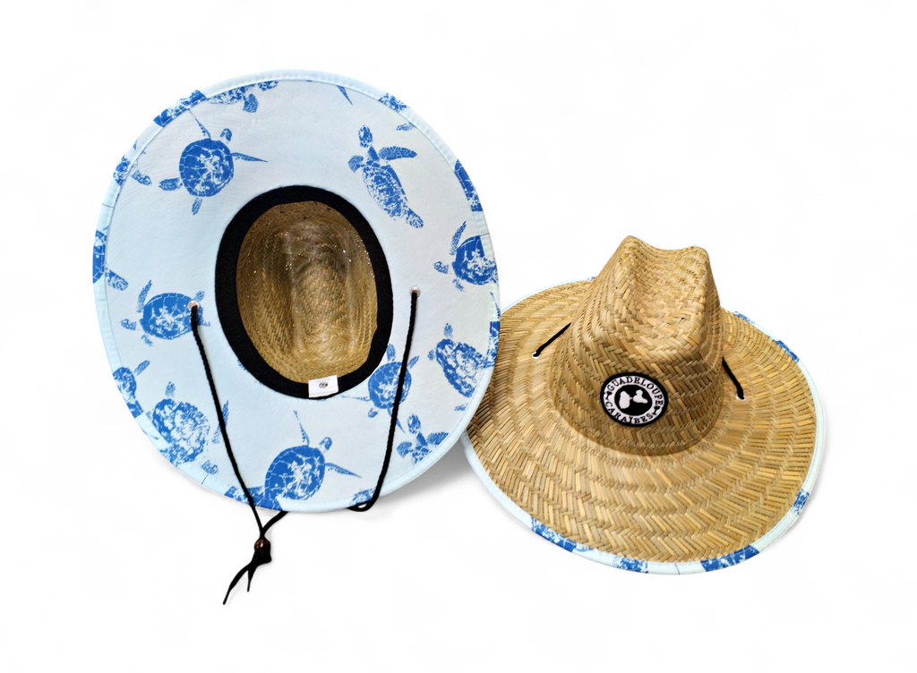[11038] Chapeau en paille Tortue