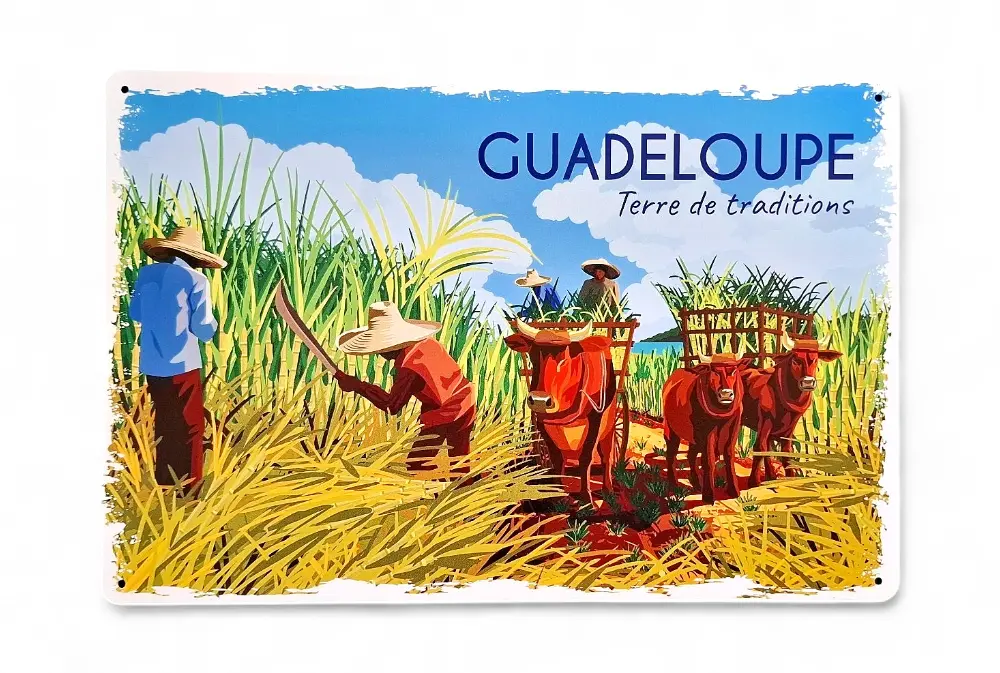 Affiche Métal 20X30 - Coupeur de canne