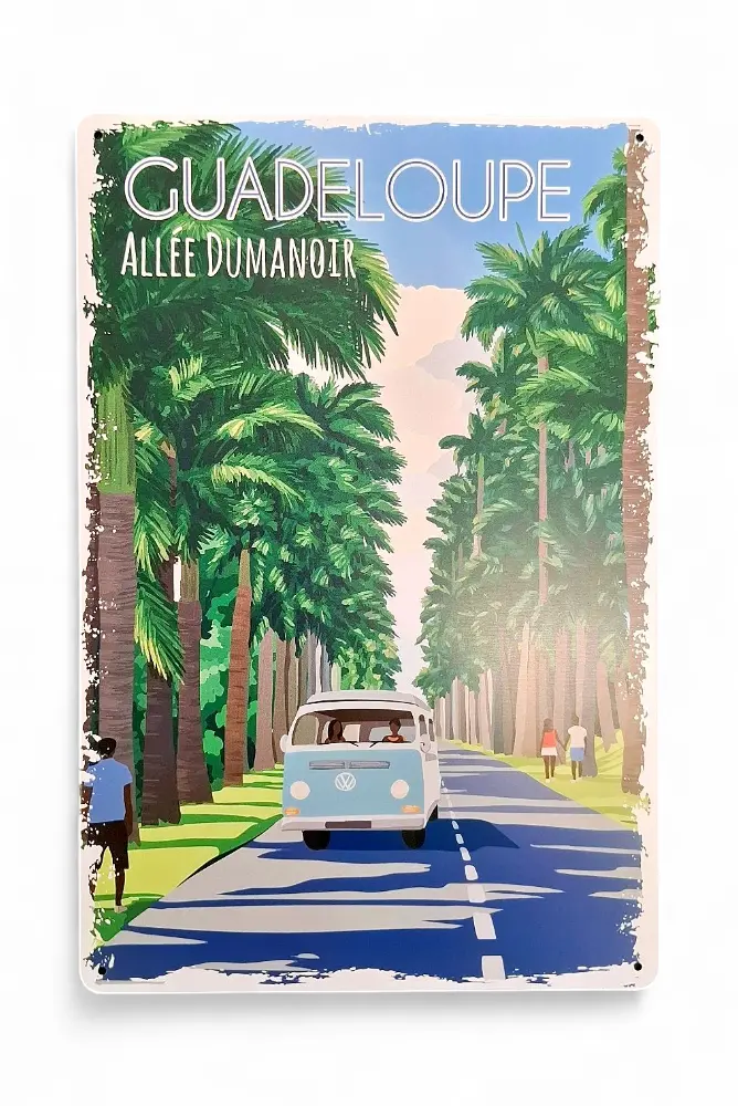 Affiche Métal 20X30 - Allé du Manoir