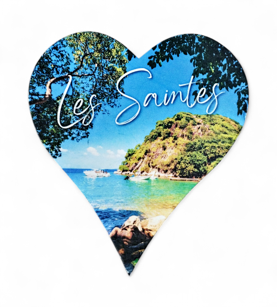 Magnet MDF Cœur - Le pain de sucre, Les Saintes