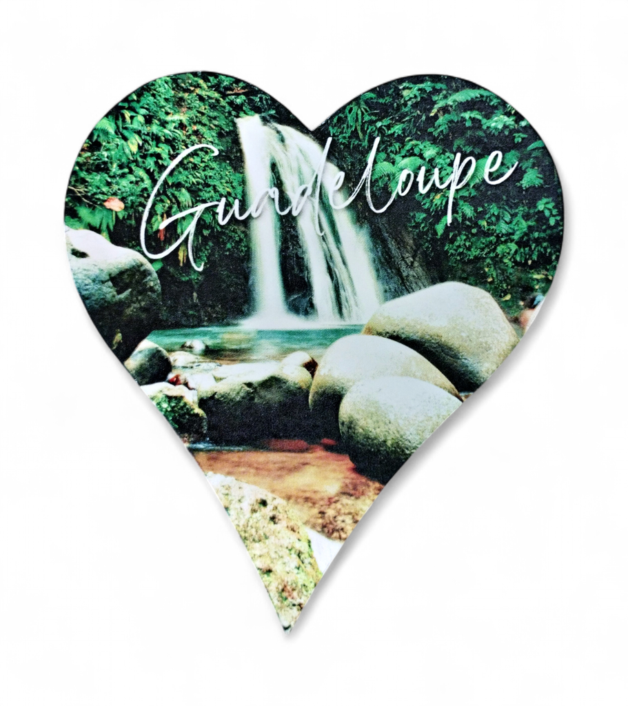 Magnet MDF Cœur - Cascade aux Ecrevisses GP